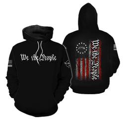 We The People 1776 American Flag Hoodie | We The People | 1776 independence day 3D Hoodie