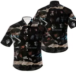 Wednesday Addams 2 3D All Print Hawaiian Shirt, Hawaiian Shirt Gift For Your Girlfriend Boyfriend Gift For Love Gift For Friend Best Valentine Present Holiday Gift