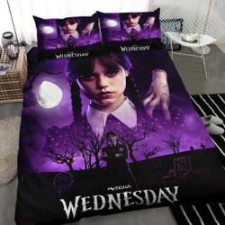 Wednesday Addams Duvet, Wednesday Bedding set twin, queen, king sizesGift For Your Girlfriend Boyfriend Gift For Love Gift For Friend Best Valentine Present Holiday Gift