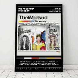 Weeknds - Thursday Album Poster Meaningful Gift For Family Gift For Boyfriend Valentine Gift Birthday Gift Holiday Gift