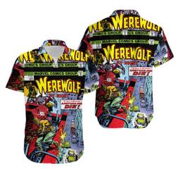Werewolf By Night Hawaiian Shirt Gift For Your Girlfriend Boyfriend Gift For Love Gift For Friend Best Valentine Present Holiday Gift