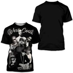 West Coast Rappers 3D T Shirt Meaningful Gift For Family Gift For Boyfriend Valentine Gift