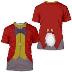 White Rabbit In Wonderland Costume Cosplay 3D Shirt Meaningful Gift For Family Gift For Boyfriend Valentine Gift