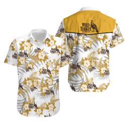Wild Turkey Bourbon Whiskey Beach Hawaiian Shirt Gift For Your Girlfriend Boyfriend Gift For Love Gift For Friend Best Valentine Present Holiday Gift