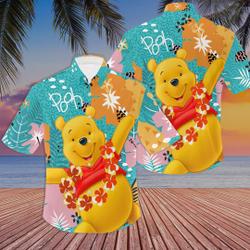 Winnie the pooh hawaiian shirt, mickey mouse hawaiian shirt Gift For Your Girlfriend Boyfriend Gift For Love Gift For Friend Best Valentine Present Holiday Gift