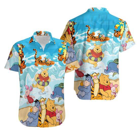 Winnie The Pooh Hawaiian Shirt Gift For Your Girlfriend Boyfriend Gift For Love Gift For Friend Best Valentine Present Holiday Gift