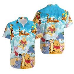 Winnie The Pooh Hawaiian Shirt Gift For Your Girlfriend Boyfriend Gift For Love Gift For Friend Best Valentine Present Holiday Gift