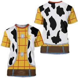 Woody Costume - Toy Story Unisex T-Shirt Halloween Cosplay Meaningful Gift For Family Gift For Boyfriend Valentine Gift