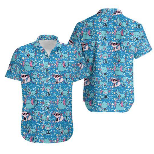 Wooper PKM Hawaiian Shirt Gift For Your Girlfriend Boyfriend Gift For Love Gift For Friend Best Valentine Present Holiday Gift