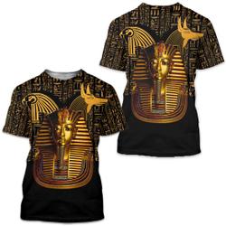 Yellow Egyptian 3D T-Shirt Meaningful Gift For Family Gift For Boyfriend Valentine Gift