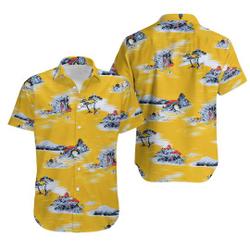 Yellow Style Booth Once Upon a Time in Hollywood Hawaiian Shirt Gift For Your Girlfriend Boyfriend Gift For Love Gift For Friend Best Valentine Present Holiday Gift