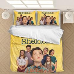 Young Sheldon Bedding Set Gift For Your Girlfriend Boyfriend Gift For Love Gift For Friend Best Valentine Present Holiday Gift