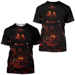 Fashion 3D Graphic T-Shirts Five Nights at Freddy's Funny T Shirt Meaningful Gift For Family Gift For Boyfriend Valentine Gift