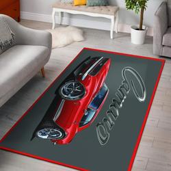 1967 Chevrolet Camaro Ss Area Rug Living Room Rug Home Decor Carpets Gray