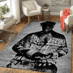 21 Savage Music Monochrome Art For Fans Area Rug Living Room Carpet Rug Regtangle Carpet Floor Decor Home Decor