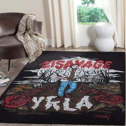 21 Savage Rapper Area Rugs Living Room Carpet Christmas Gift Rug Regtangle Carpet Floor Decor Home Decor