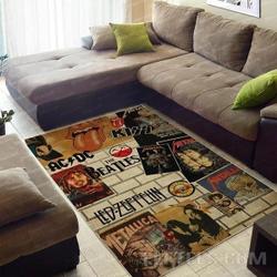 60S Music Area Rug Rug Regtangle Carpet Floor Decor Home Decor