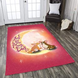 A Couple Of Dog And Moon Dhcld0310At Rug Living Room Rug Home Decor