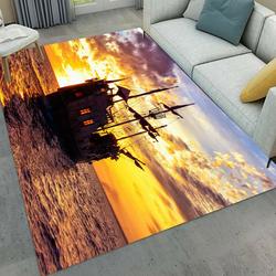 Afterglow Seascape Boat Dhc04100010Mdr Rug Living Room Rug Home Decor