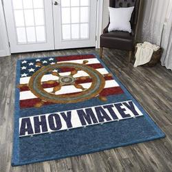 Ahoy Matey Area Rug Ofd 190910 Area Rug Living Room Carpet Rug Regtangle Carpet Floor Decor Home Decor