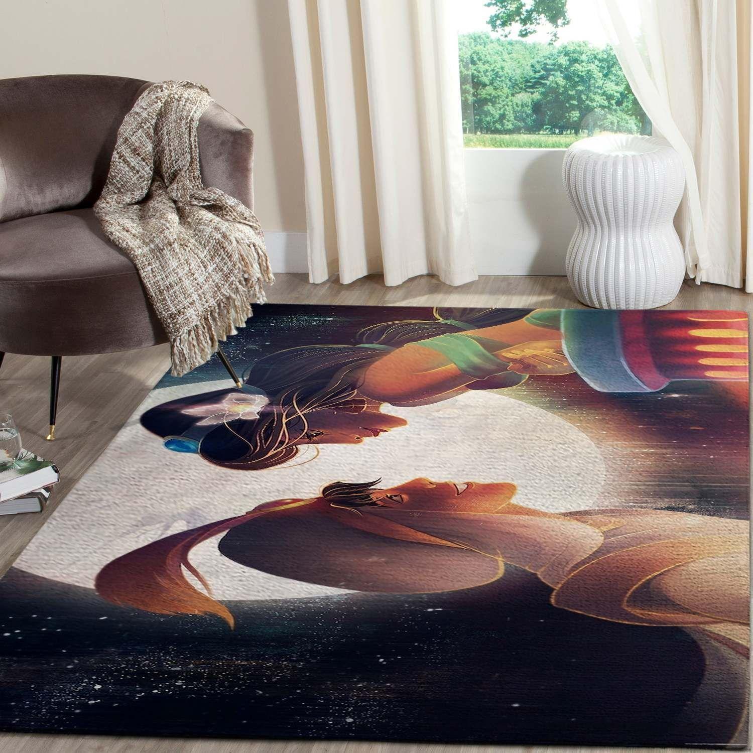 Aladdin & Jasmine Area Rugs Disney Movies Living Room Carpet Fn101214 Rug