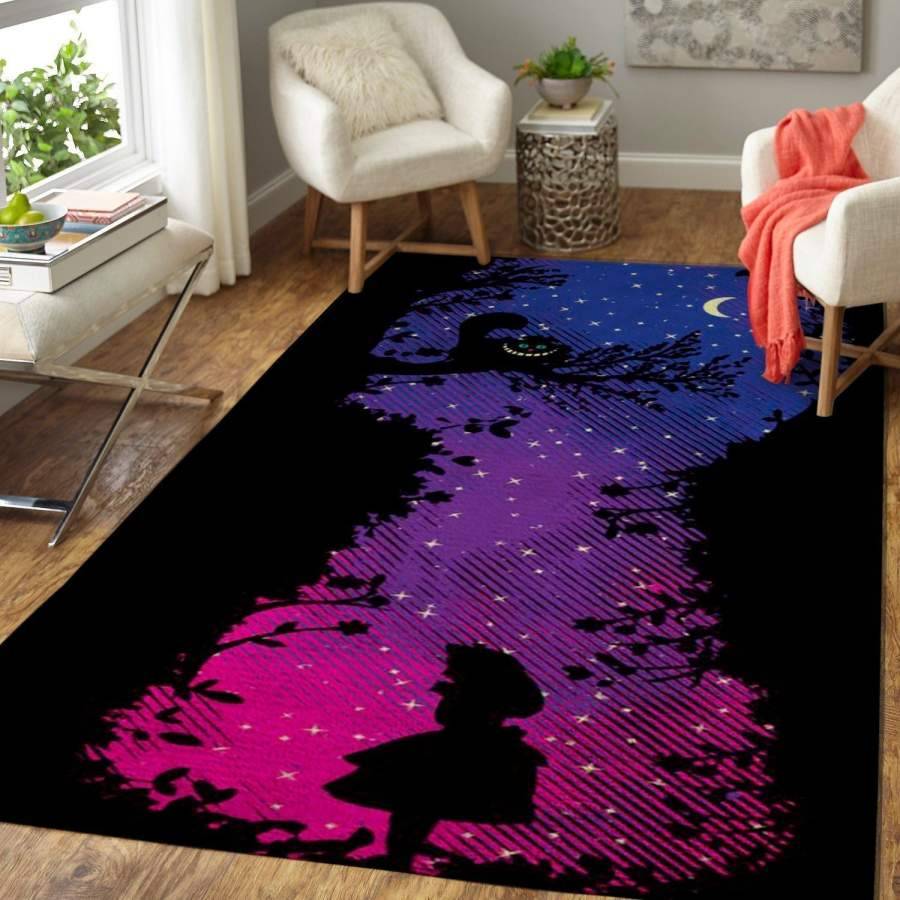 Alice In Wonderland Area Rug Living Room Rug Home Decor Disney Movie 190918
