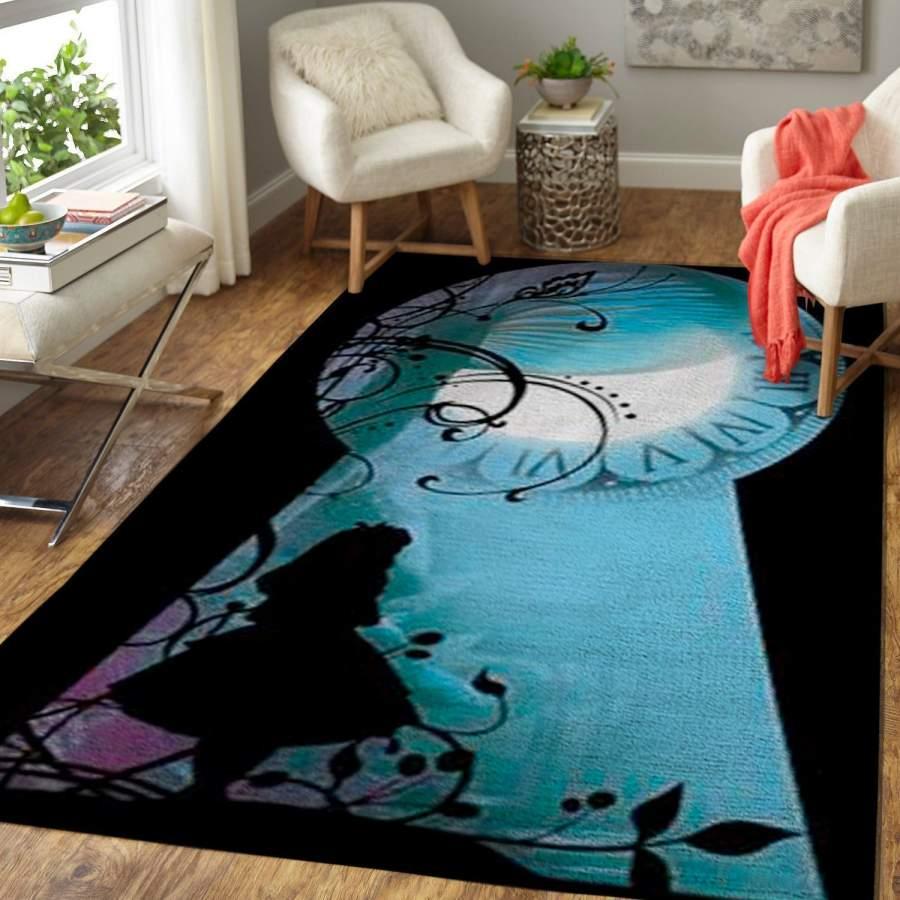 Alice In Wonderland Area Rug Living Room Rug Home Decor Disney Movie 19091801