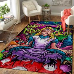 Alice In Wonderland Area Rug Living Room Rug Home Decor Disney 31101910