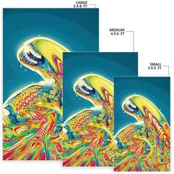 Alien Ali1002 Aliens Xenomorph Abstract Art Matting Area Rug Living Room Rug Home Decor