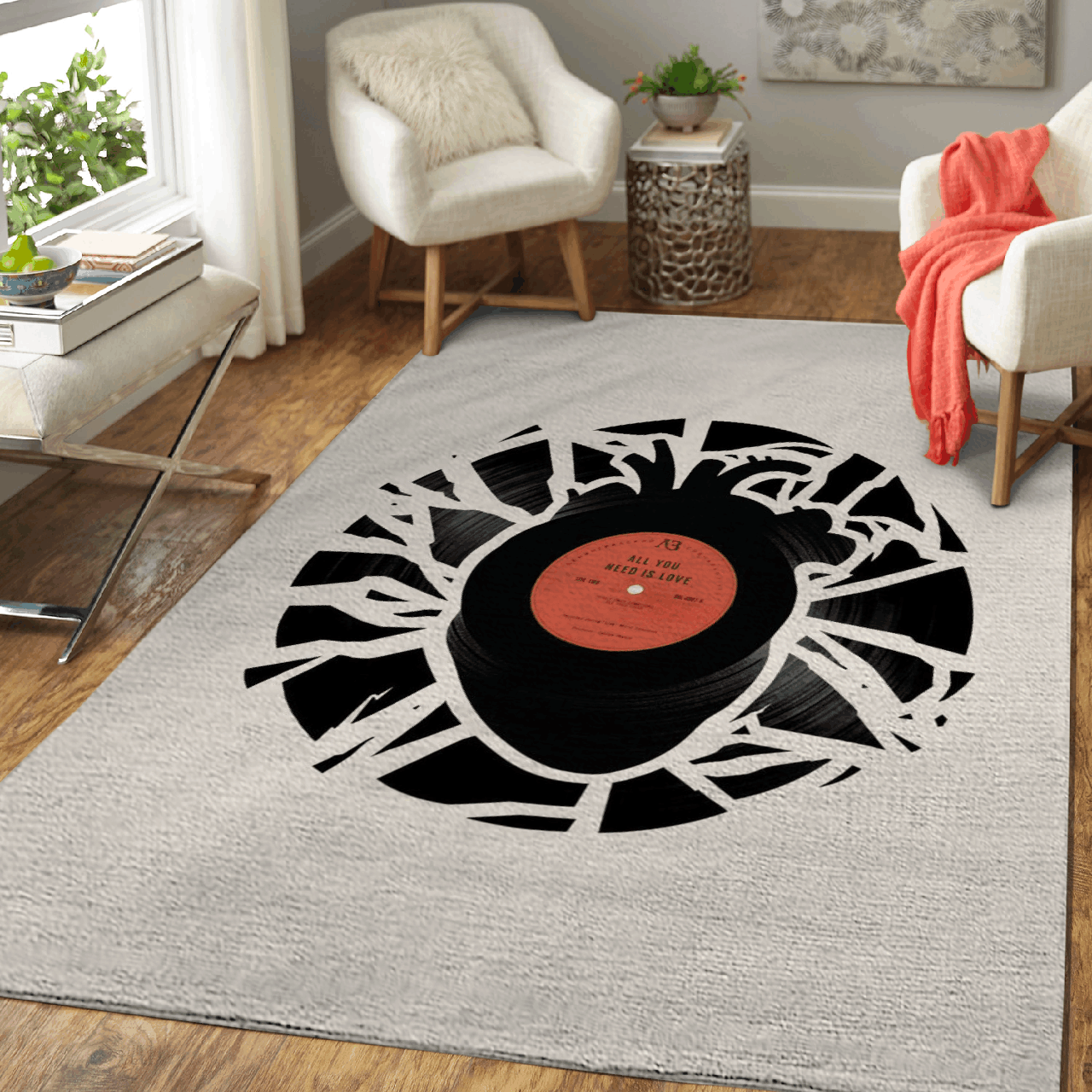 All You Need Is Love Music Art For Fans Area Rug Living Room Carpet Rug Regtangle Carpet Floor Decor Home Decor