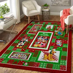 Alpaca Pink Pattern Print Area Rug Living Room Rug Home Decor