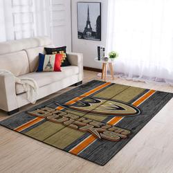 Anaheim Ducks Nhl Area Rugs Team Logo Style Living Room Regtangle Carpet