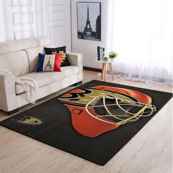 Anaheim Ducks Nhl Area Rugs Team Logo Style Living Room Regtangle Carpet