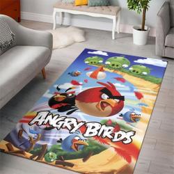 Angry Birds Gaming Collection Area Rugs Living Room Carpet Rug Regtangle Carpet Floor Decor Home Decor