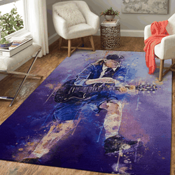 Angus Mckinnon Young Ac Dc Band Art Area Rug Area Rug Living Room Carpet Rug Regtangle Carpet Floor Decor Home Decor