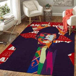 Angus Young The Band Ac Dc Pop Art For Fans Area Rug Area Rug Living Room Carpet Rug Regtangle Carpet Floor Decor Home Decor