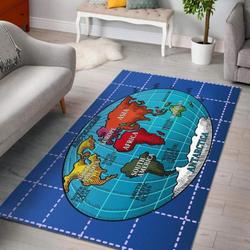 World Map Area Rug Ccc19101419 Rug Living Room Area Rug Home Decor