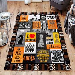 Chess Game Rug Ccc1910506 Living Room Area Rug Home Decor