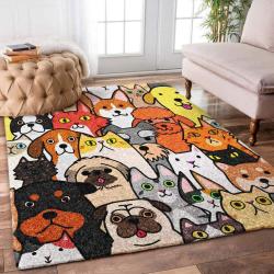 Animal Rug Rcdd81F43596 Area Rug Living Room Carpet Rug Regtangle Carpet Floor Decor Home Decor