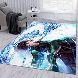 Anime Demon Slayer Area Rug Bedroom Rug Home Us Decor Living Room Area Rug Home Decor