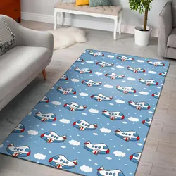 Anime Girl Face Area Rug Living Room Rug Home Decor Carpet
