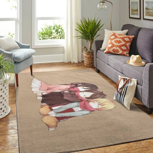 Aot Attack On Titan Living Room Area No5490 Rug Living Room Area Rug Home Decor