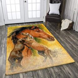 Apple Fractions Area Rug Living Room Rug Home Decor