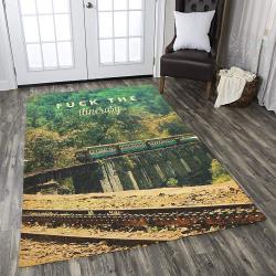 Apple Print Pattern Area Rug Living Room Rug Home Decor