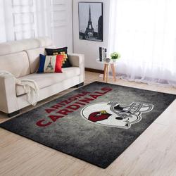 Arizona Cardinals Area Rug Nfl Football Helmet Carpet Living Room Rugs