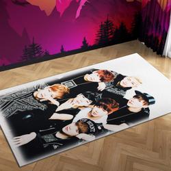 BTS Kpop Idol Area Rug Living Room Rug Home Decor Football Home Decor