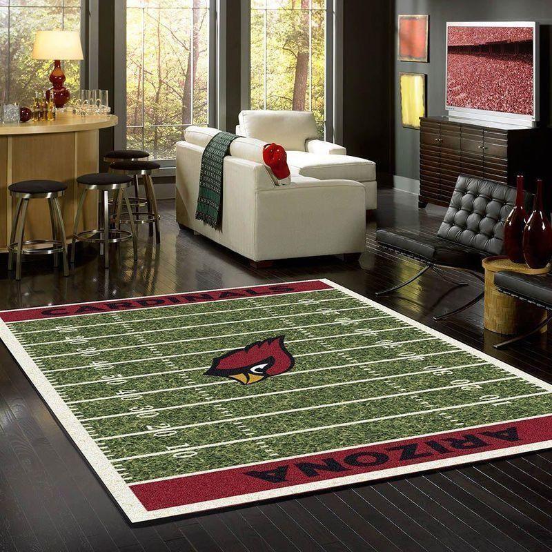 Arizona Cardinals Area Rug Nfl Football Team Logo Carpet Living Room Rugs 120912