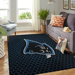 NFL Carolina Panthers Team Logo Living Room Area Rug Home Decor No1974