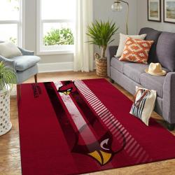 Arizona Cardinals Nfl Area Rugs Living Room Carpet Home Decor