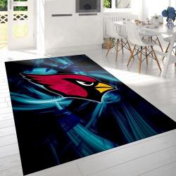 Arizona Cardinals Nfl Team Logo Rug Living Room Rug Home Decor Floor